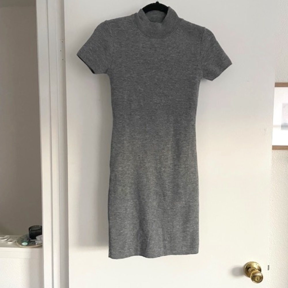 Zara grey sweater dress